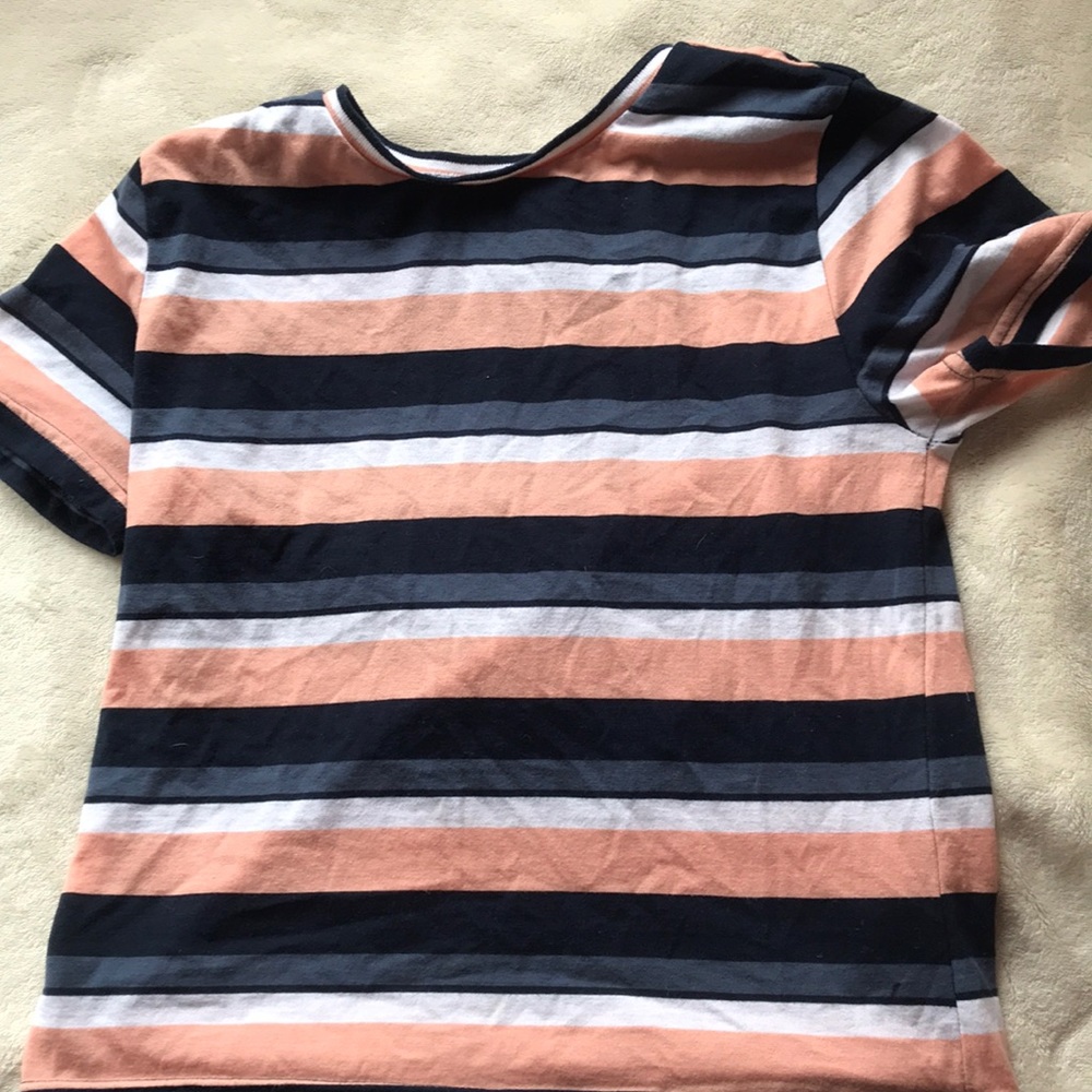 Small Striped Crop Top
